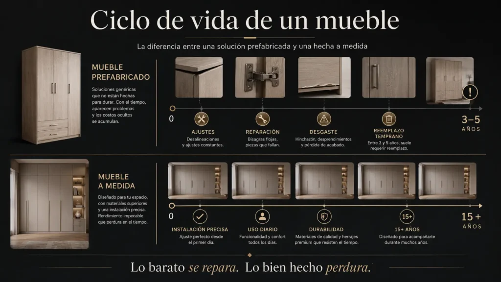 Infografía: Ciclo de vida de un mueble de madera